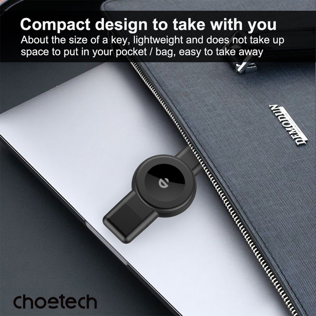 CHOETECH T606-F USB-A +USB-C Magnetic Charger for Samsung & Apple Watch