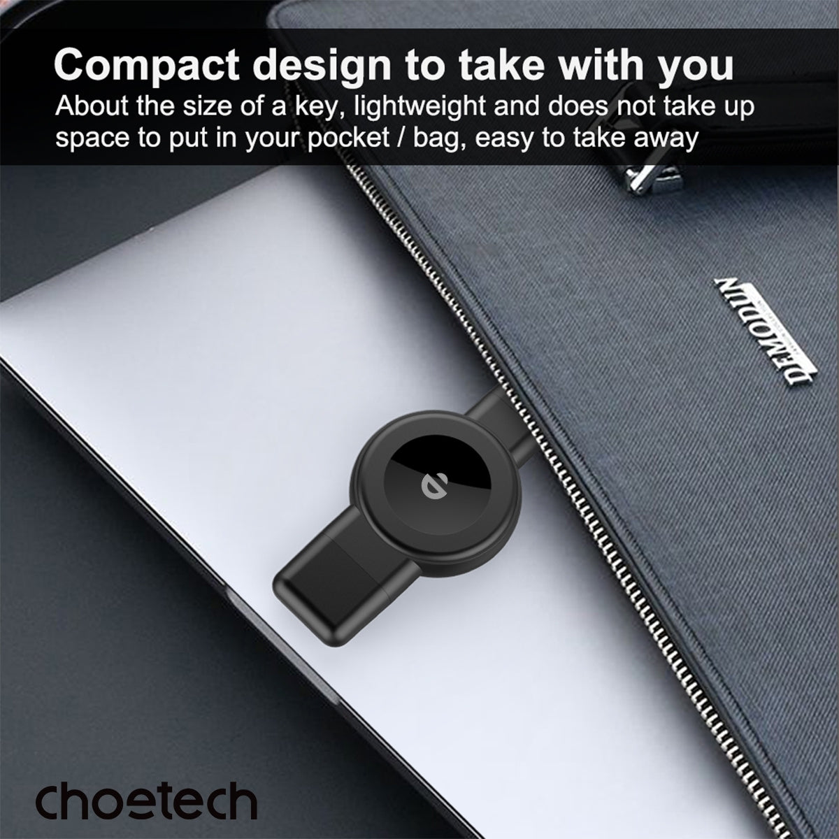 CHOETECH T606-F USB-A +USB-C Magnetic Charger for Samsung & Apple Watch