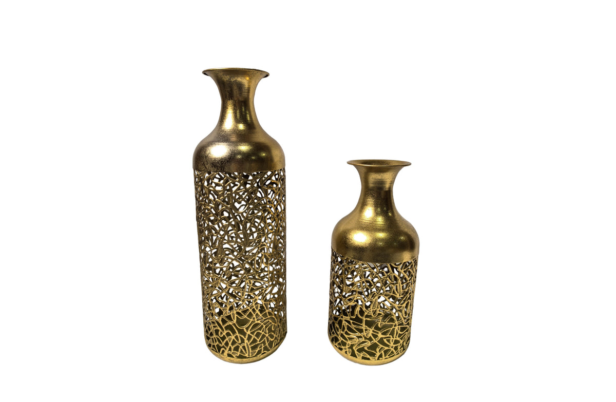 Maya Vase - Set of 2 - Gold