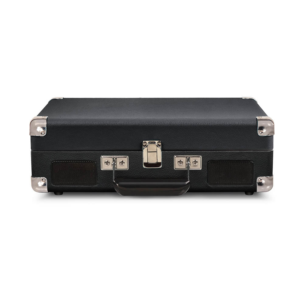 Crosley Cruiser Bluetooth Portable Turntable - Black + Bundled Majority D40X Bluetooth Speakers