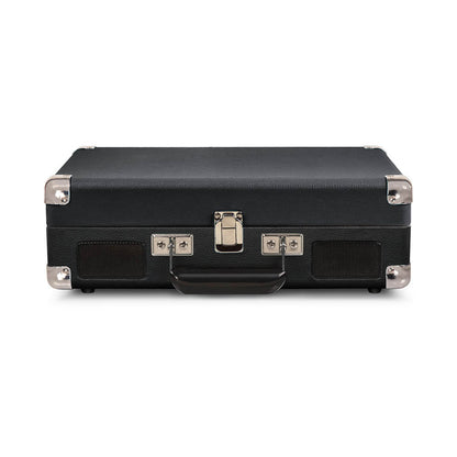 Crosley Cruiser Bluetooth Portable Turntable - Black + Bundled Majority D40X Bluetooth Speakers