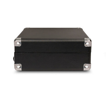 Crosley Cruiser Bluetooth Portable Turntable - Black + Bundled Majority D40X Bluetooth Speakers