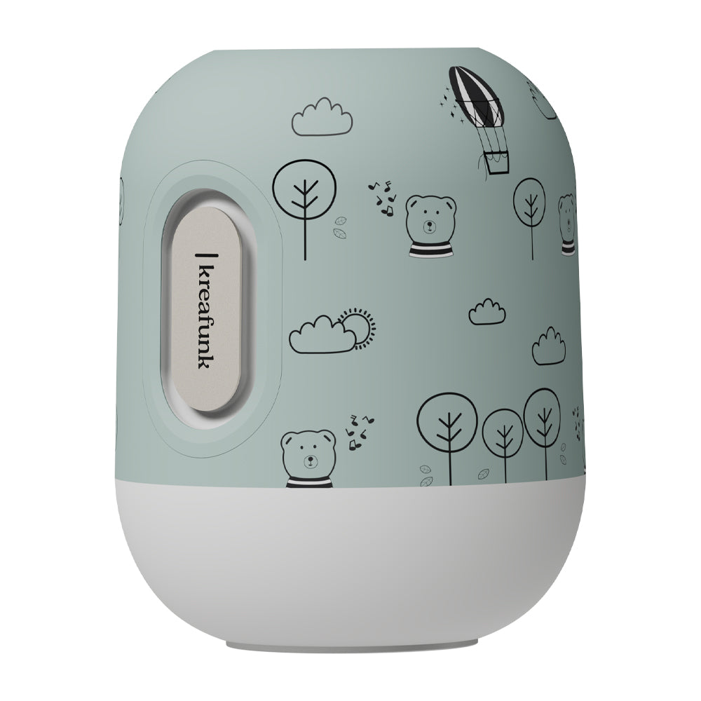 Kreafunk Kids Glowie Bluetooth Speaker W/ Light - Dusty Green