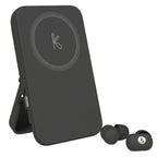 Kreafunk Tocharge Go Powerbank + Earbuds - Black