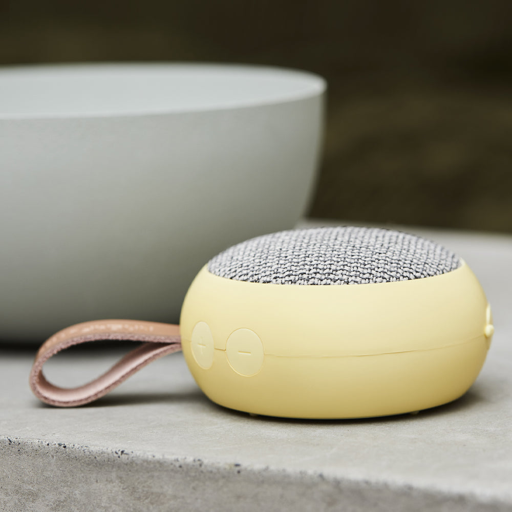 Kreafunk Ago 2 Fabric Bluetooth Speaker - Soft Yellow