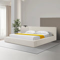 Ralph Queen Bed Frame Fabric Upholstery in KD slat