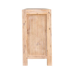 Buffet Sideboard in Oak Colour Constructed with Solid Acacia Wooden Frame Storage Cabinet with Drawers