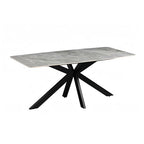 Dining Set Sintered Stone Table with PU Leather chairs