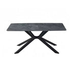 Dining Set Sintered Stone Table with PU Leather chairs