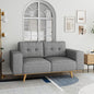 2-3 Seater Fabric Sofa Upholstery Pocket Spring Wooden Frame Grey Colour