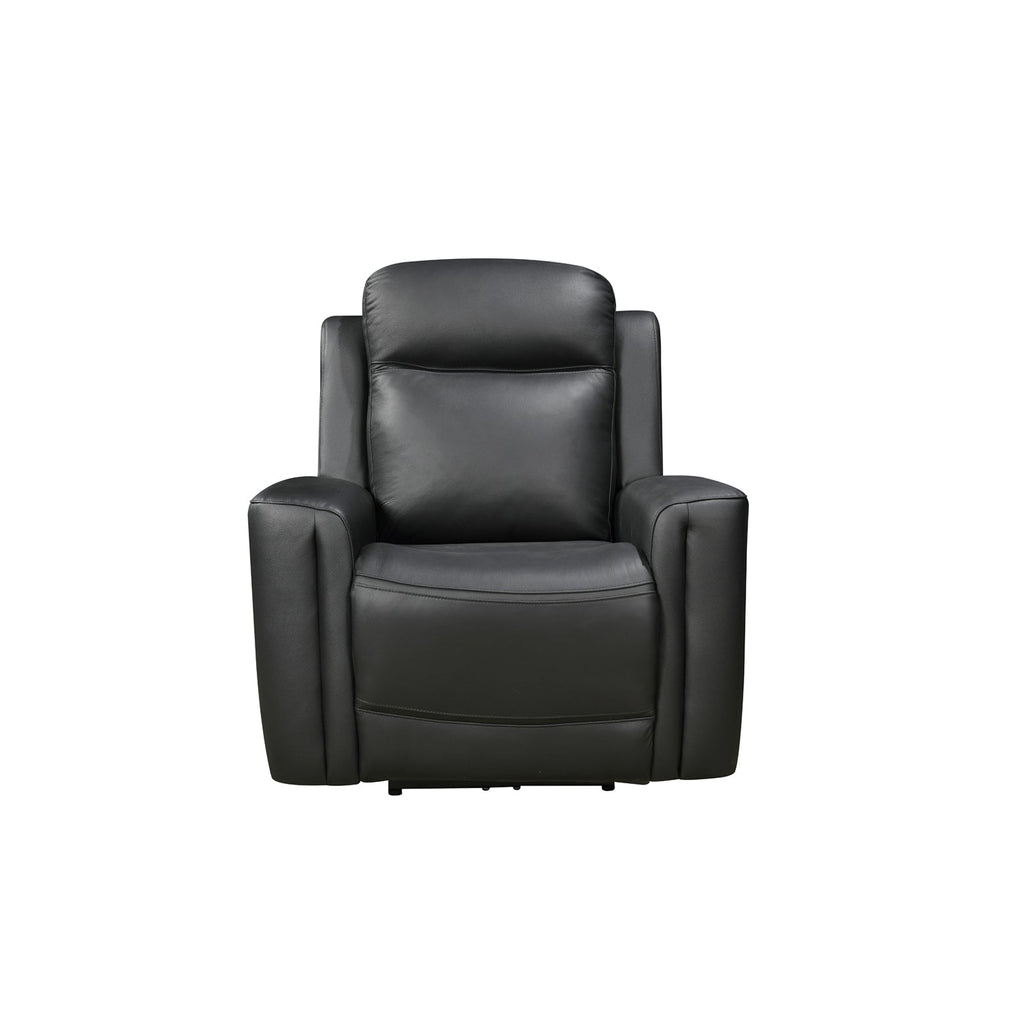 3-1-1 Seater Electric Leather/PVC Black Recliner Set