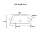 3+2+1 Seater Sofa BlueFabric Lounge Set for Living Room Couch with Wooden Frame