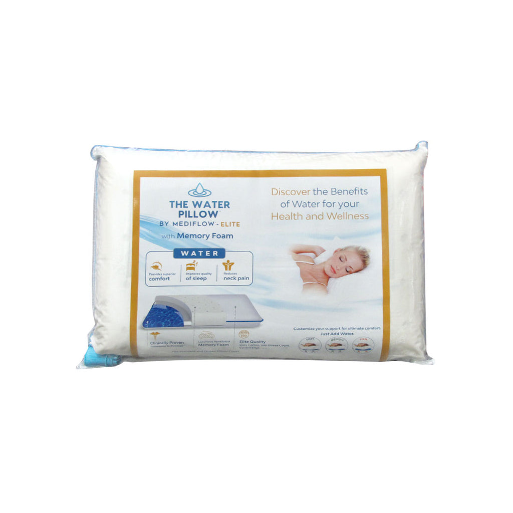 Mediflow Elite Premium Fiber Memory Foam Water Pillow 44 x 66 cm