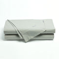Bianca Heston Cotton Percale Sheet Set Silver Single