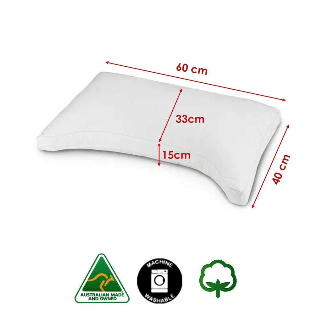 Easyrest Cotton Cover Arch Support Pillow 40 x 60 cm