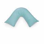 Easyrest Aus Made Medium Support Filled V Shape Pillow 64 x 39 cm Shell Blue
