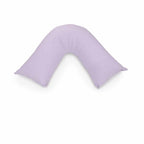 Easyrest Aus Made Medium Support Filled V Shape Pillow 64 x 39 cm Violet