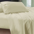 400TC Egyptian Cotton Sheet Set Cream SUPER KING