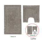 2200GSM 2 Pce Axel 100% Cotton Bath Mat Set Latte