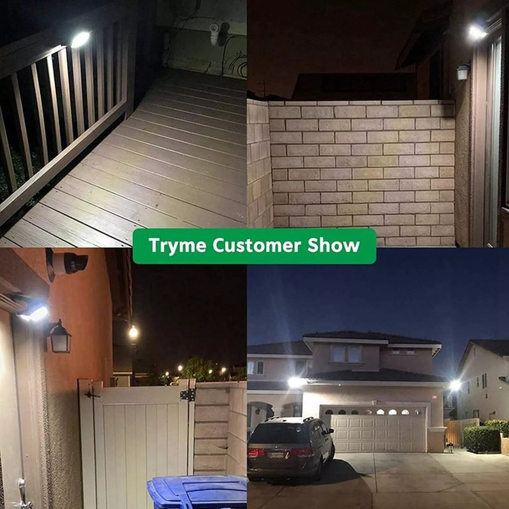 Clip-On Solar LED Light Outdoor Motion Sensor 45 LEDs IP65 Waterproof Security Wall Light