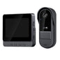 Smart Wireless Video Doorbell with 4.3" Screen HD 8MP Camera Night VisionTwo-Way Audio IP65