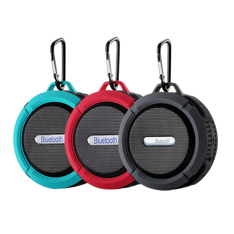 Portable Waterproof Wireless Mini Bluetooth Music Speaker (Red)