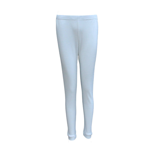 Womens Merino Wool Top Pants Thermal Leggings Long Johns Underwear Pajamas, Women's Leggings - Beige, 12-14