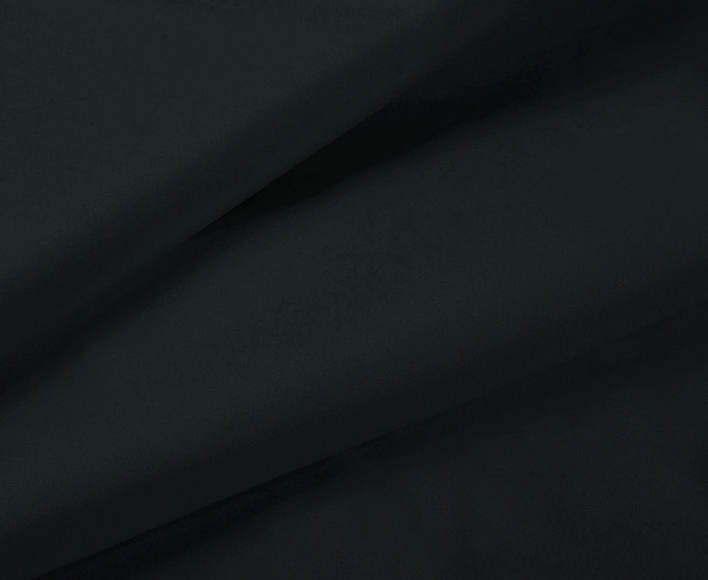 1000TC Ultra Soft Queen Size Bed Black Flat & Fitted Sheet Set