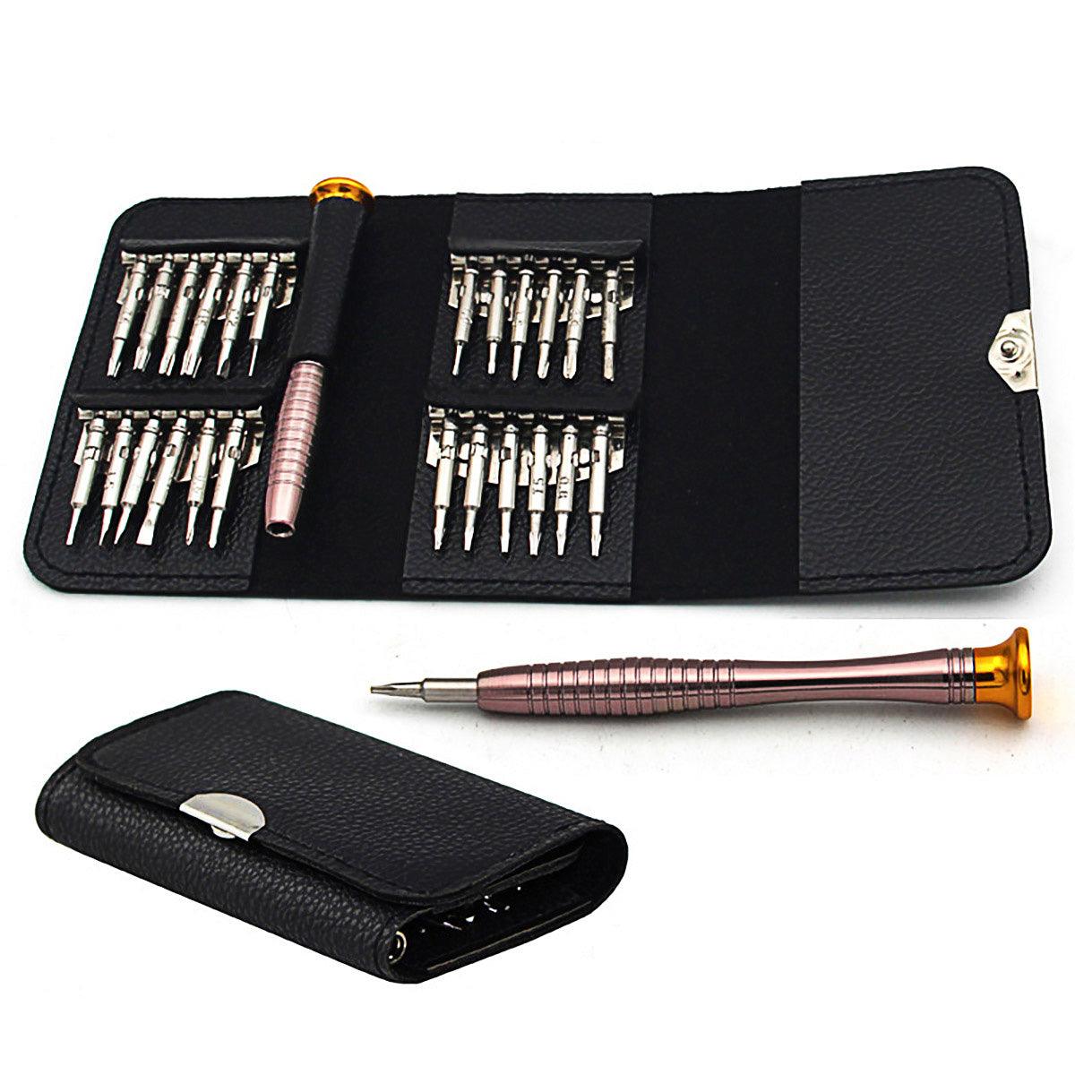 25 in 1 Precision Screwdriver Set Mini Repair Tool Kit for Phone Glasses Watch