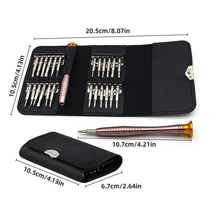 25 in 1 Precision Screwdriver Set Mini Repair Tool Kit for Phone Glasses Watch