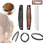 5X Hair Ponytail Holder Banana Clips Plastic Black Claw Comb Clip Multipurpose - Black