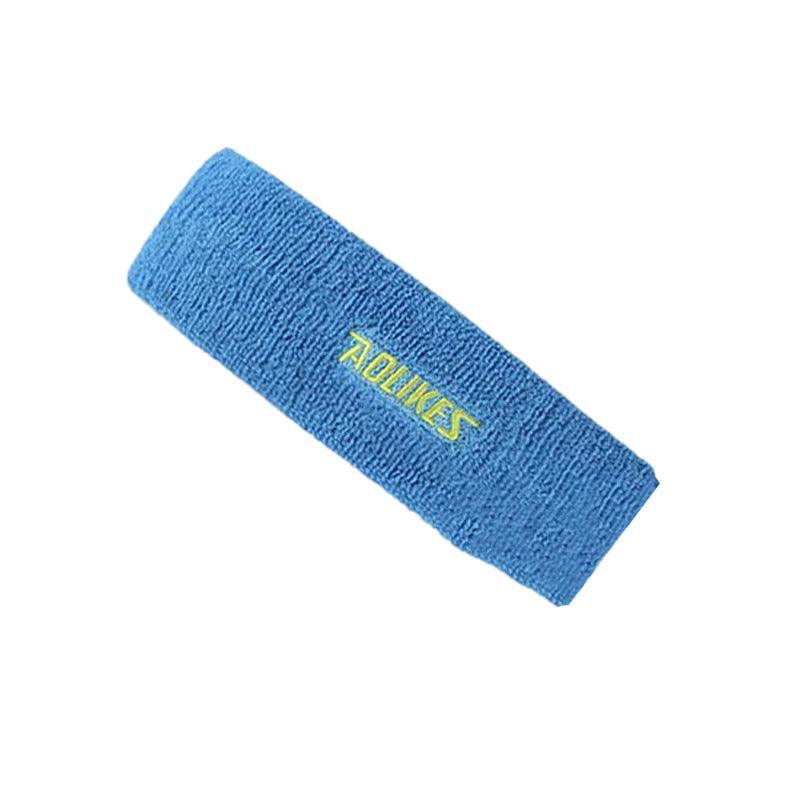 Aolikes Headbands Sweatband Cotton Hair Gym Yoga Stretch Sport Sweat Band - Green