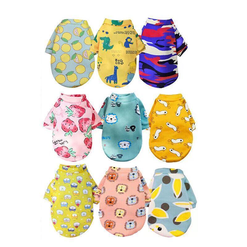 S Size Cute Pet Dog Warm Jumper Sweater Clothes Cat Knitwear Knitted Coats Winter - Pink Strawberry