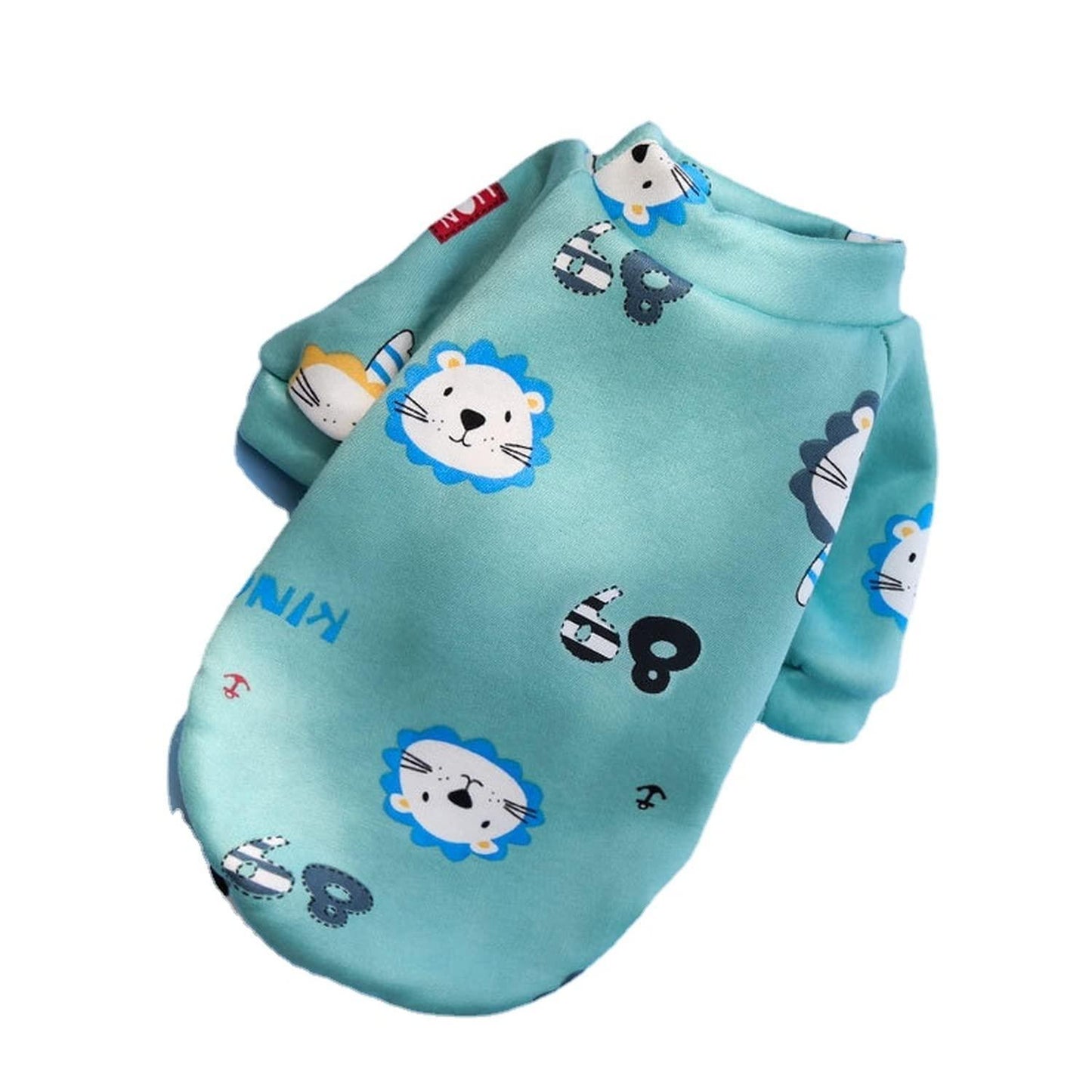 S Size Cute Pet Dog Warm Jumper Sweater Clothes Cat Knitwear Knitted Coats Winter - Blue Rabbit