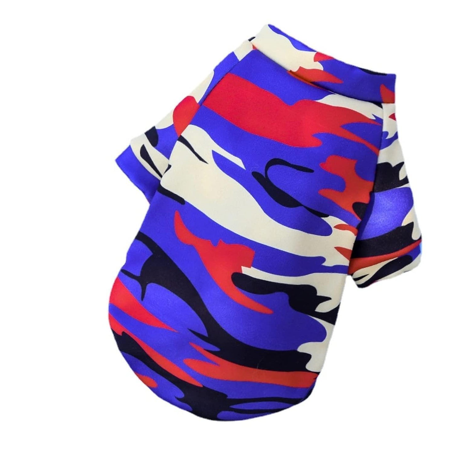 M Size Cute Pet Dog Warm Jumper Sweater Clothes Cat Knitwear Knitted Coats Winter - Purple Camouflage
