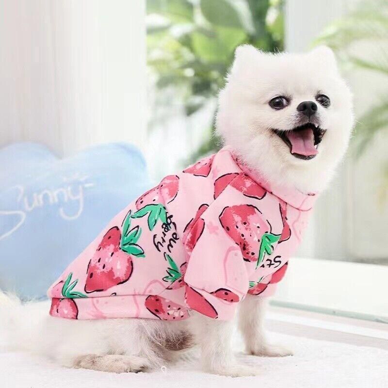 L Size Cute Pet Dog Warm Jumper Sweater Clothes Puppy Cat Knitwear Knitted Coats Winter - Purple Camouflage