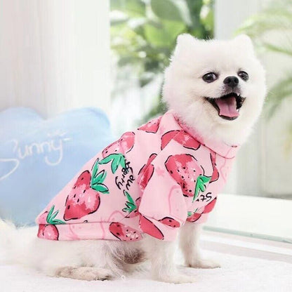 L Size Cute Pet Dog Warm Jumper Sweater Clothes Puppy Cat Knitwear Knitted Coats Winter - Purple Camouflage