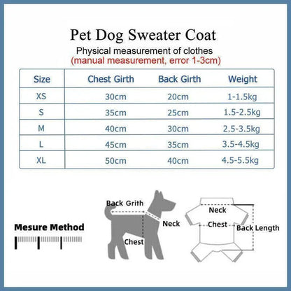 L Size Cute Pet Dog Warm Jumper Sweater Clothes Puppy Cat Knitwear Knitted Coats Winter - Green Lion