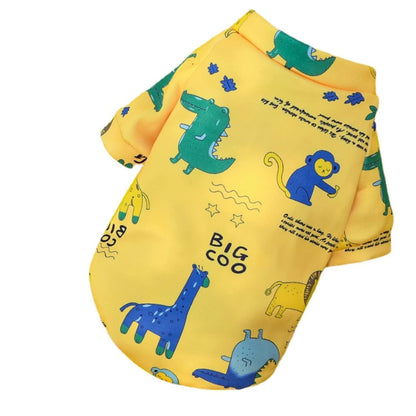 XL Size Cute Pet Dog Warm Jumper Sweater Clothes Cat Knitwear Knitted Coats Winter - Green Lemon
