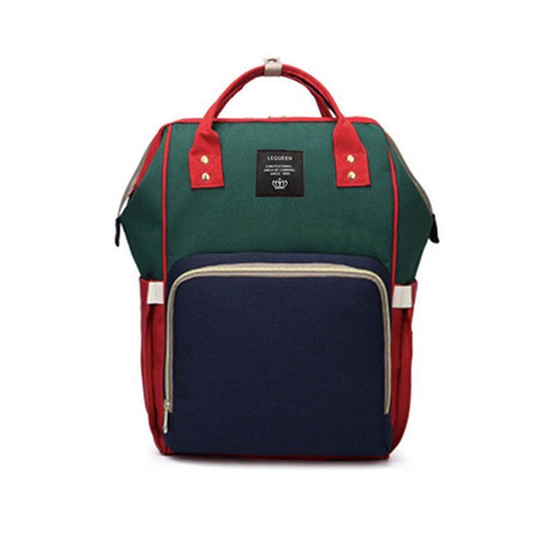 Luxury Multifunctional Diaper Nappy Backpack Maternity Mummy Changing Bag - Wavy Grain