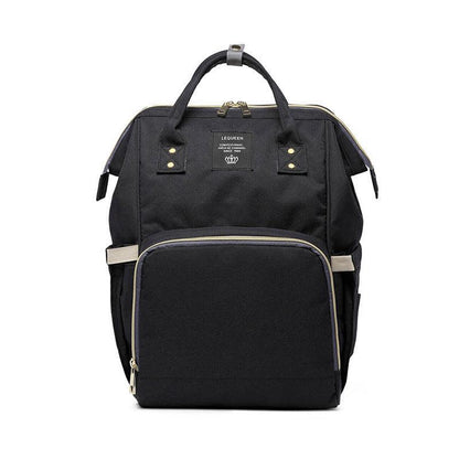 Luxury Multifunctional Diaper Nappy Backpack Maternity Mummy Changing Bag - Light Gray