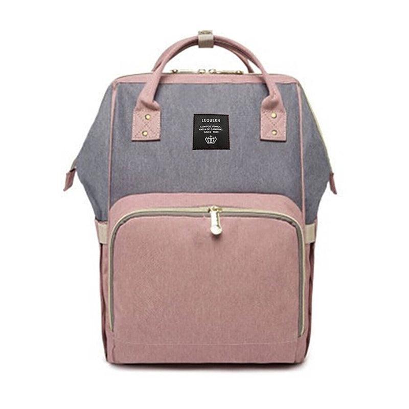 Luxury Multifunctional Diaper Nappy Backpack Maternity Mummy Changing Bag - Dark Gray