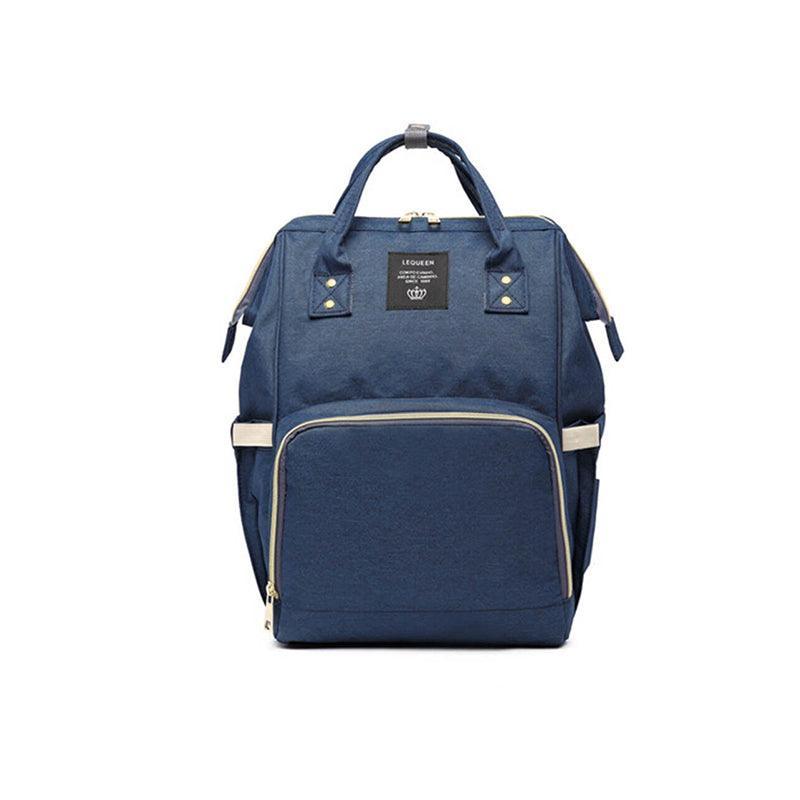 Luxury Multifunctional Diaper Nappy Backpack Maternity Mummy Changing Bag - Dark Gray