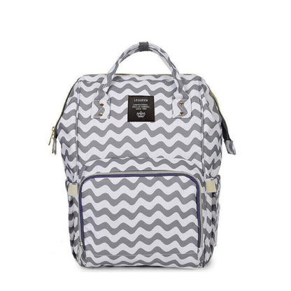 Luxury Multifunctional Diaper Nappy Backpack Maternity Mummy Changing Bag - Dark Gray