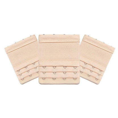 4 Hooks Underwear Extension Bra Buckle Bra Extender Hook Brassiere Strap - Beige