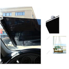 Silver Roller Blinds Suction Cup Sunshade Blackout Curtains Car Home Window Curtains - 45 X 125 CM