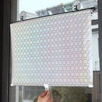 Silver Roller Blinds Suction Cup Sunshade Blackout Curtains Car Home Window Curtains - 40 X 125 CM