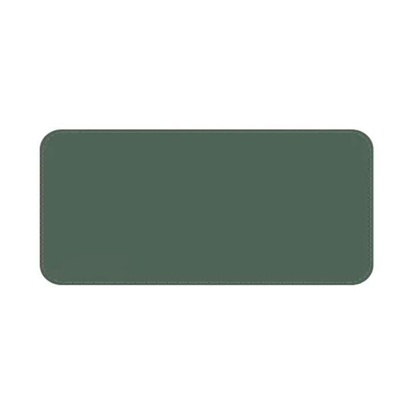 Large Leather Gaming Mouse Pad Waterproof Desk Keyboard Mat 120 x 60cm - Light Green