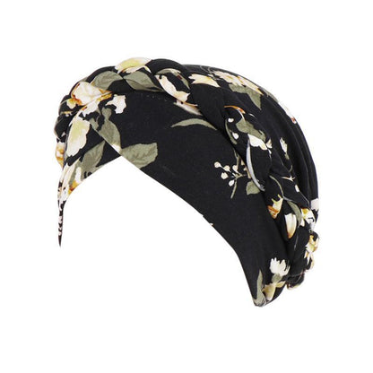 Women Floral Turban Head Wrap Cap Comfortable Chemo Headscarf Headwear - Pink