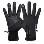 Winter Gloves Thermal Touch Screen Thermal Windproof Warm Black - M